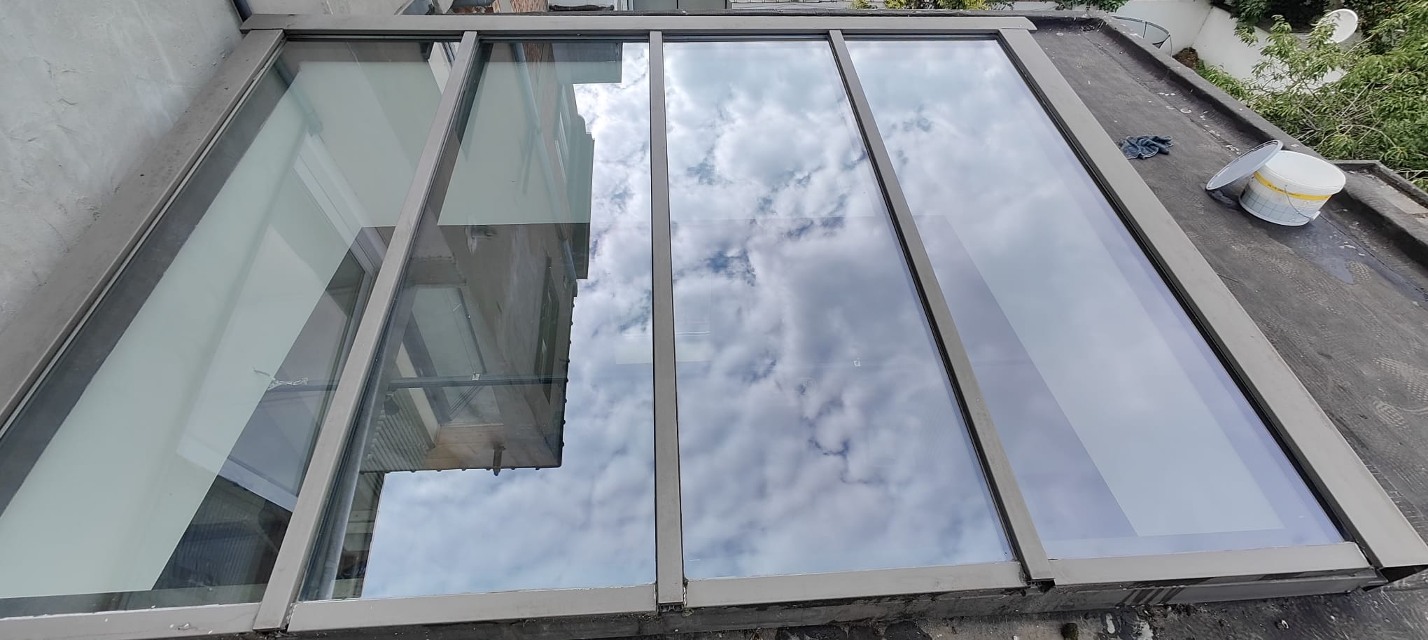 Vitres avant nettoyage