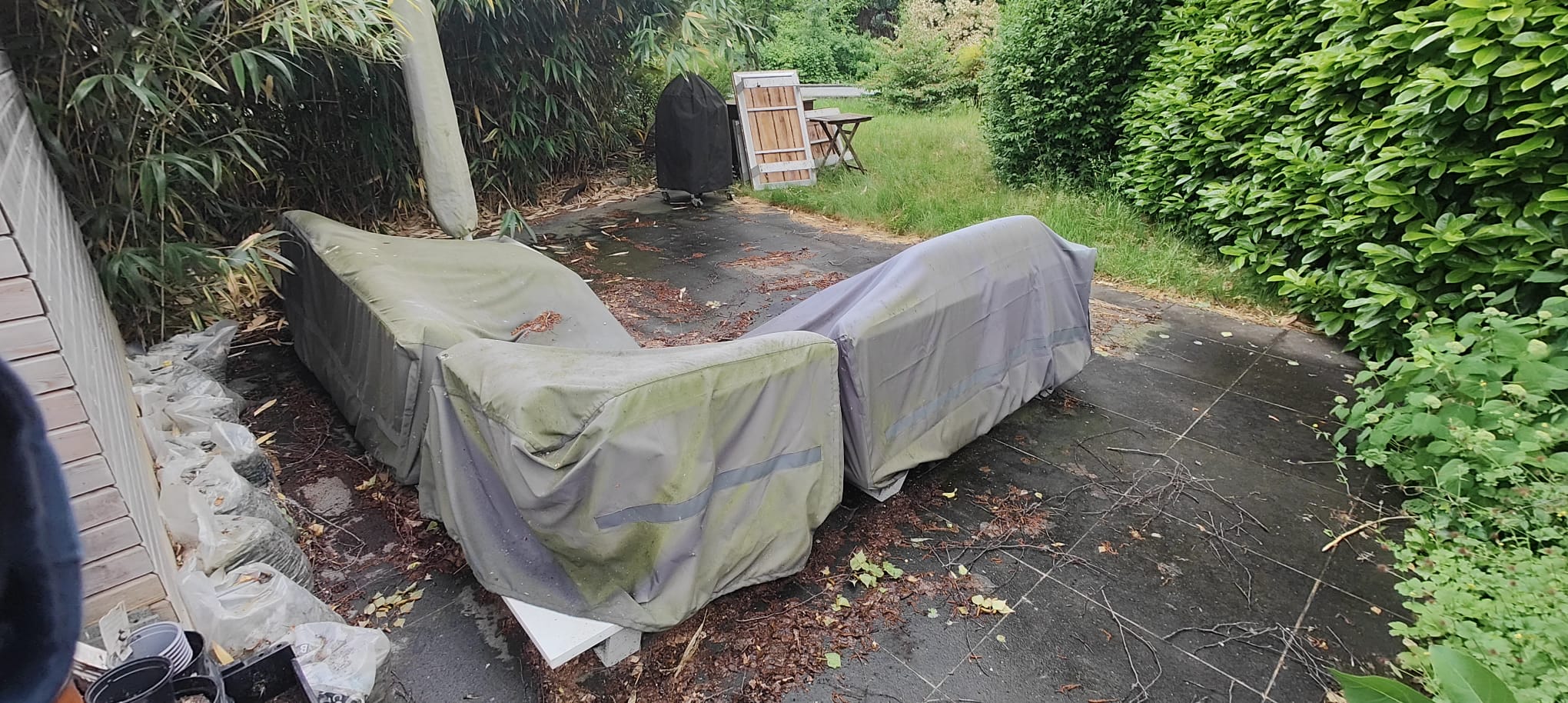 Terrasse après nettoyage